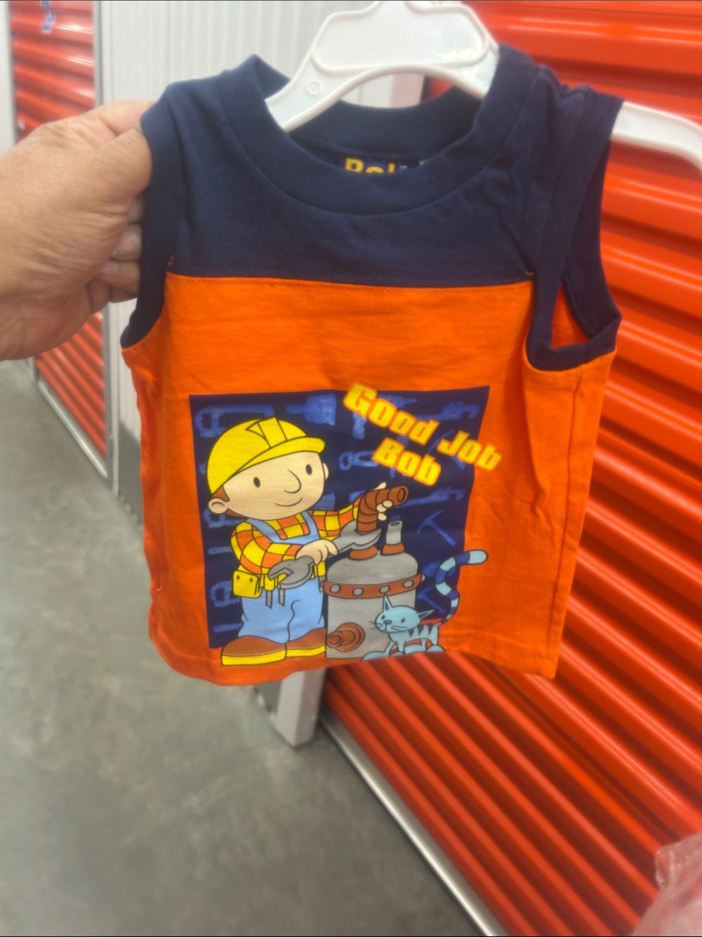 Vintage bet Sz 12 mths Bob the builder shortset